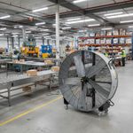 Вентилятор промышленный DF 60 Omega Air Control - [150 см / 86000 куб. в час]