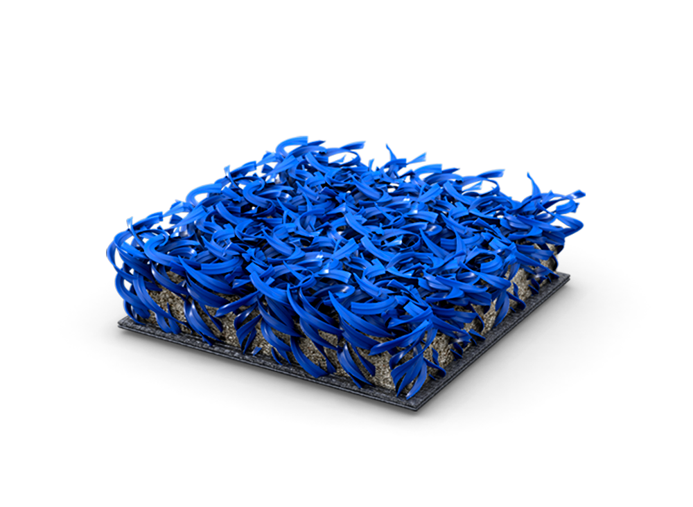 Искусственная трава Mondo Supercourt для падел-кортов, синяя