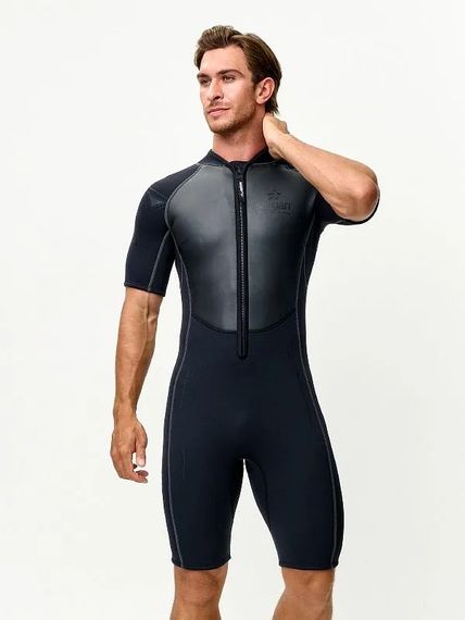 Гидрокостюм Sargan Black King shorty man черный 3 мм
