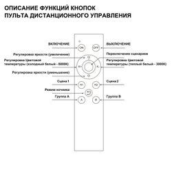 359640 PULT NT25 000 черный Беспроводной пульт ДУ (2.4G) для арт. 359628-359639; 359647-359648; 359651-359652; 359664-359665; 359669-359670; 359830-359839 IP20 FLUM