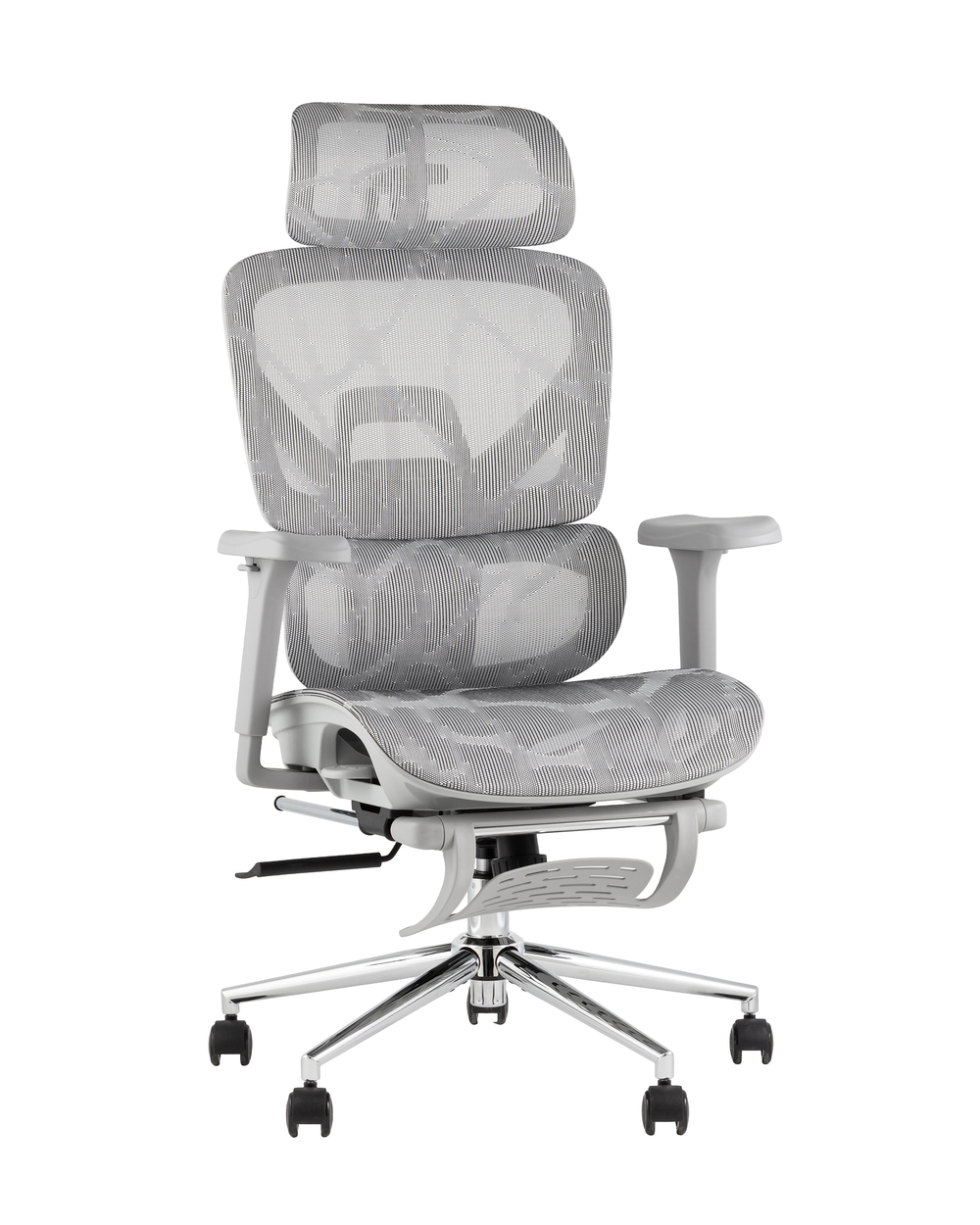 Кресло офисное TopChairs Vertus серая сетка