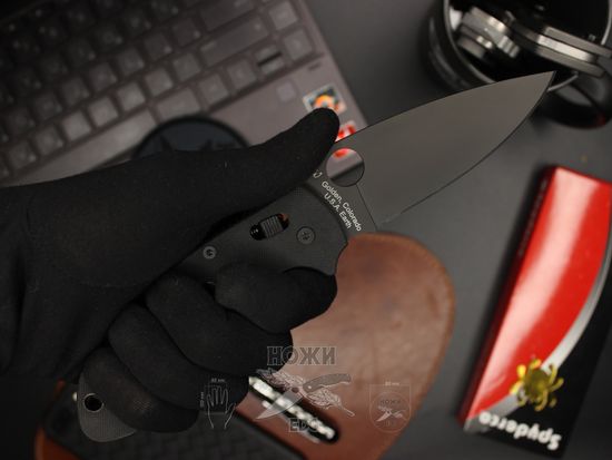 Складной нож Spyderco Manix 2 XL Black C95GPBBK2 c клинком из стали CPM-S30V, рукоять G10