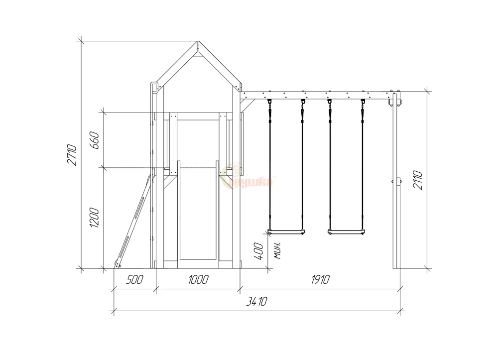 Детская площадка Савушка Тусун - 7