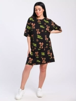 Платье-футболка спортивное оверсайз