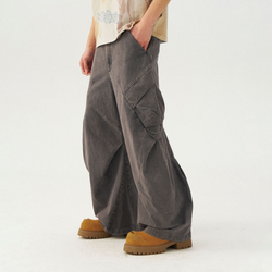 Брюки Nothomme Monterest Year of the Horse Limited Edition Vintage Washed Pleated Curved Cargo Pants