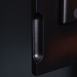 Полка - ключница Кошка Грация Орех Бронза