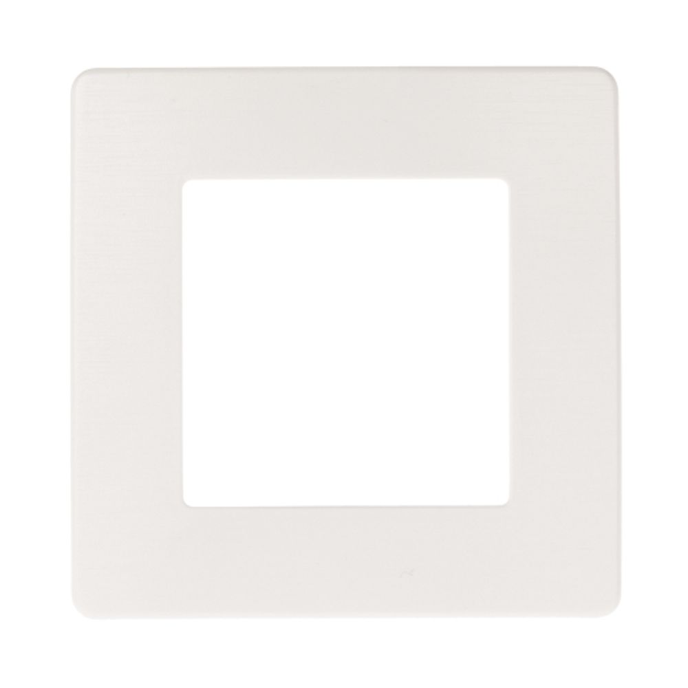 Рамка для розеток и выключателей ЭРА Серия 12 12-5101-01 на 1 пост, Сатин, белый