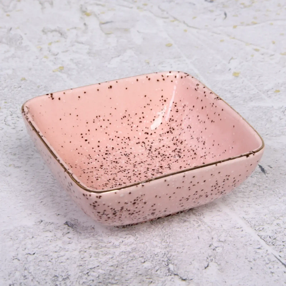 Салатник керамический 600мл «Pink Stone» 11,6*11,6*5см