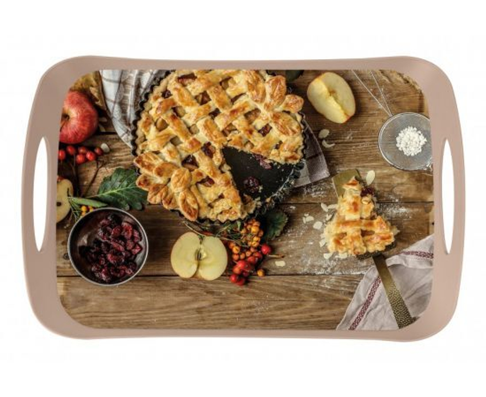 Поднос пластиковый для сервировки стола и подачи блюд