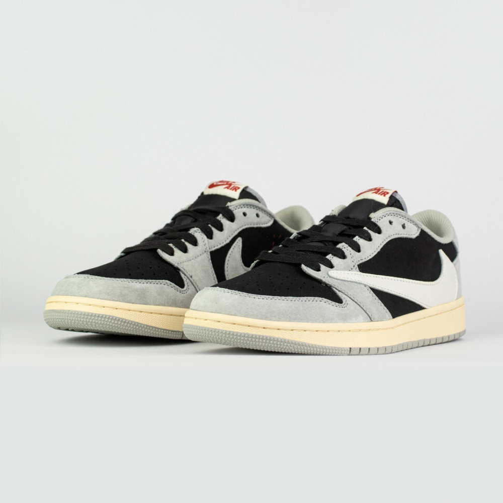кроссовки Nike Air Jordan 1 Low x Travis Scott Light Grey