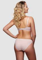 Кружевной бюстгальтер с формованными чашками на тонком поролоне (Размер: 70F) (Цвет: белый)