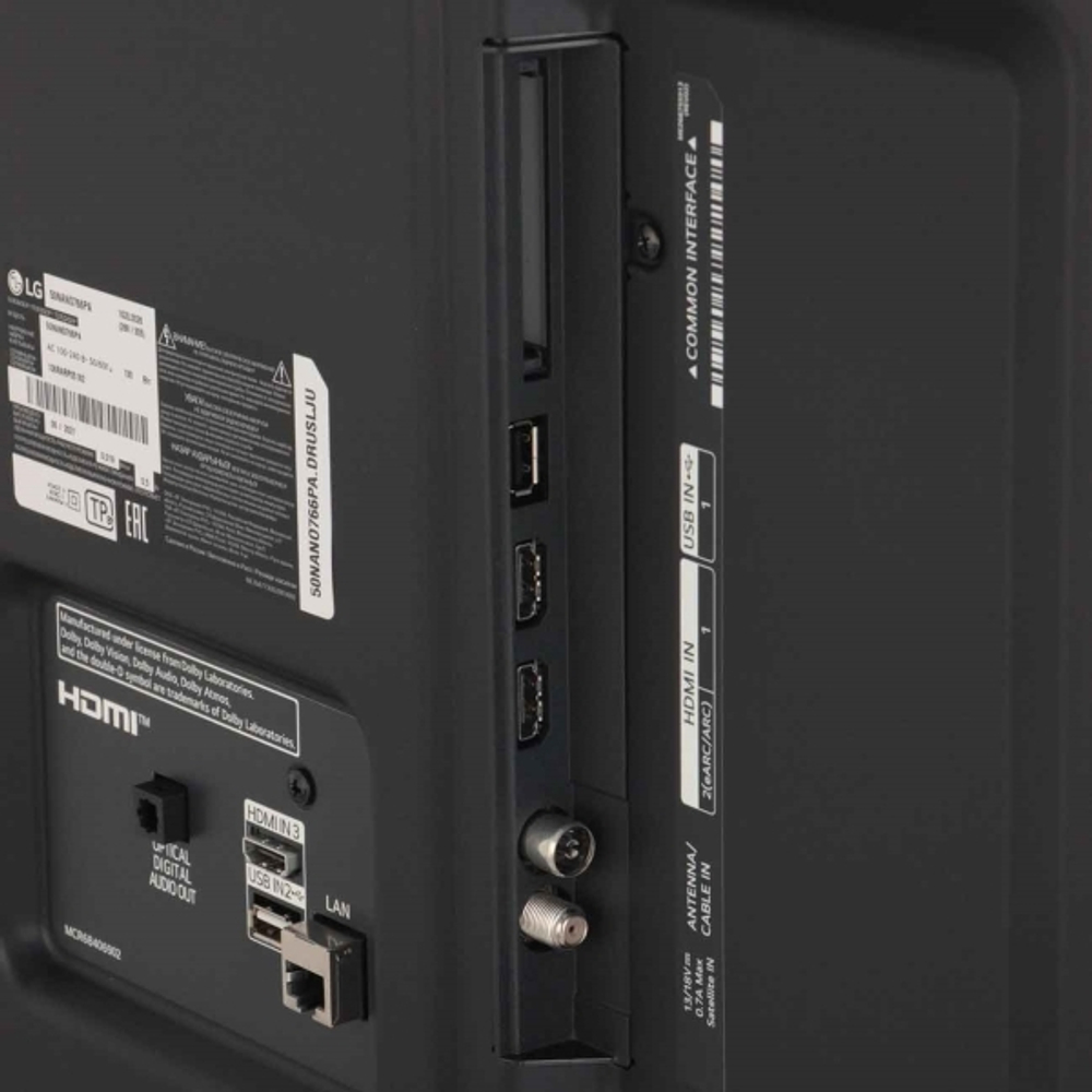 Телевизор ЖК 50' LG 50NANO766PA синяя сажа (50NANO766PA.ADGG)