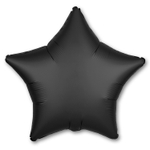 Шар фольгированный Звезда 48 см (Черный)