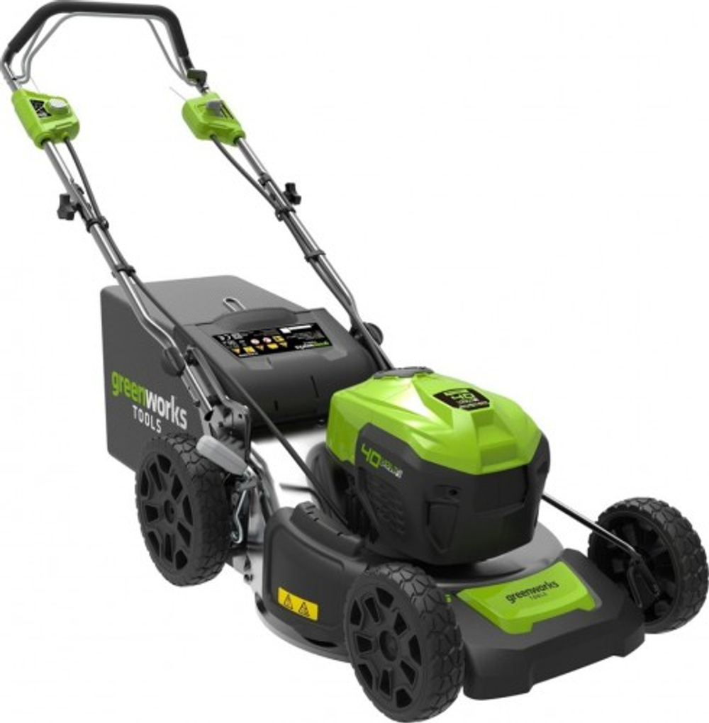 Газонокосилка аккумуляторная GREENWORKS GD40LM46SPK4 40V, бесщеточная, самоходная 2506807UB