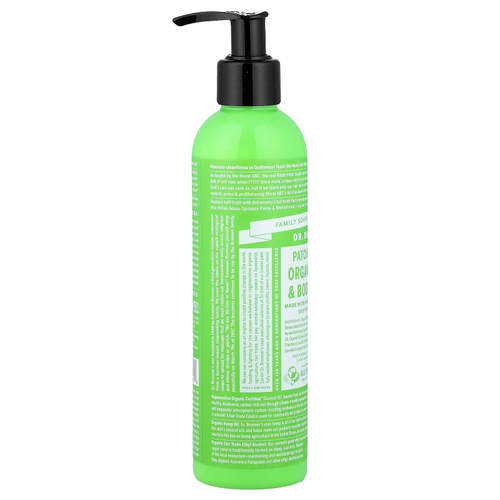 Dr. Bronner's, Органический лосьон для рук и тела, пачули и лайм, 237 мл (8 жидк. унц.)
