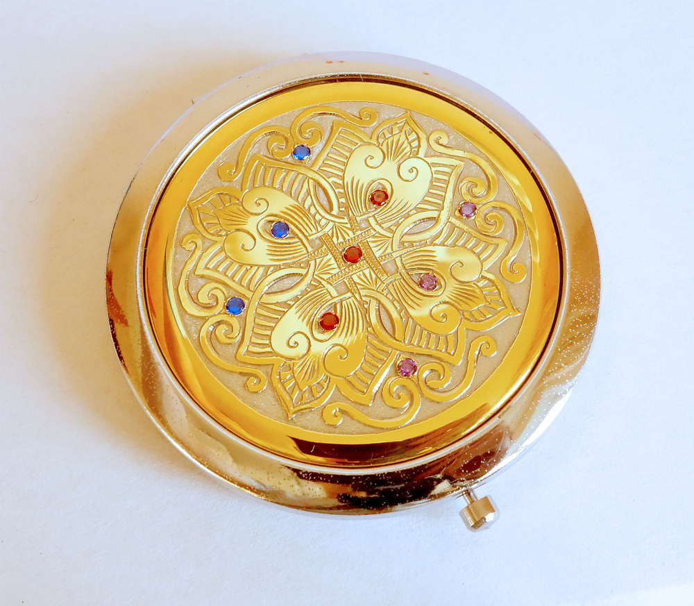 Карманное зеркало "Узорное"