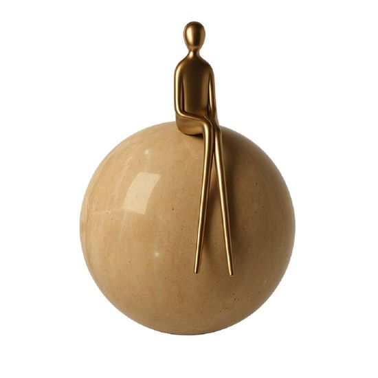 7011/5WLU L-VISION ODL26 181 Настенный светильник латунь/камень ГЛЯНЕЦ IP20 LED 1*5W 3000K 220V CONFUCIUS