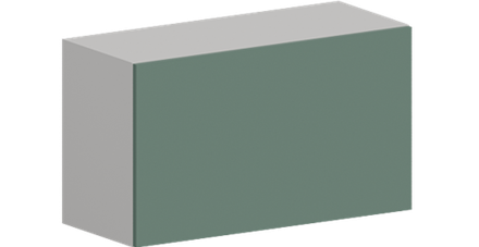 Кухня Модуль ШВГ 809 Вотан / Матовая мята