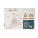 Волшебная виолончель Музыкальная шкатулка от ROKR - Деревянный конструктор, сборная механическая модель, 3D пазл