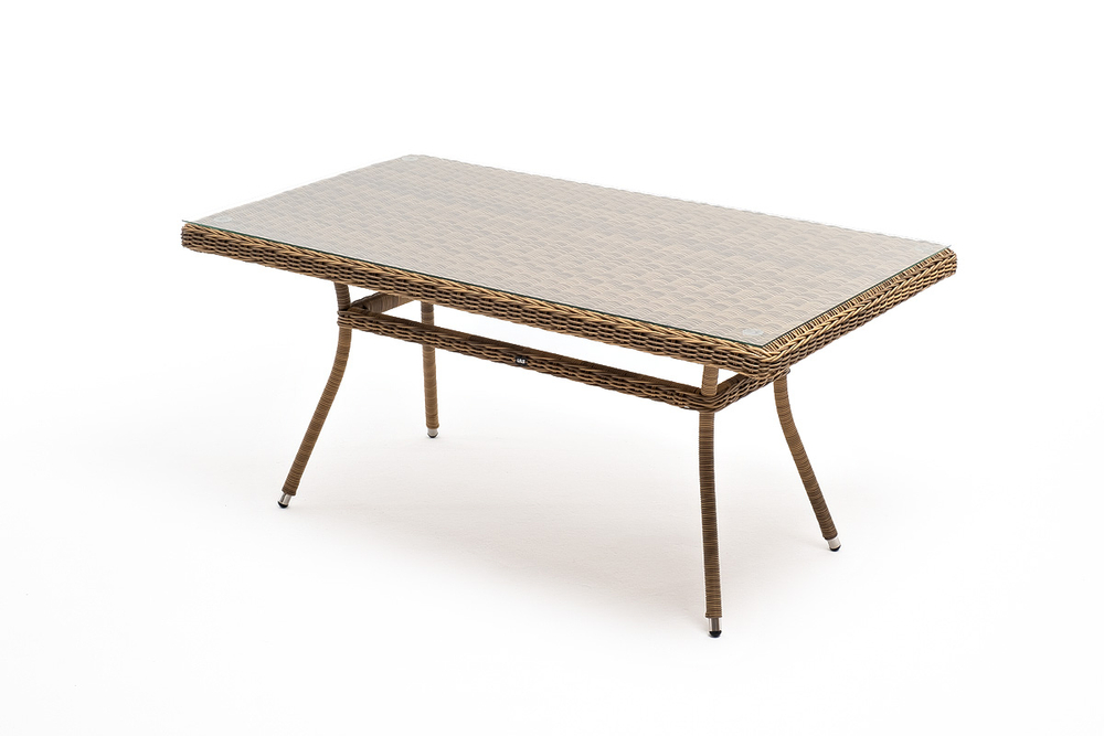 "Латте" обеденная группа плетеная, цвет соломенный