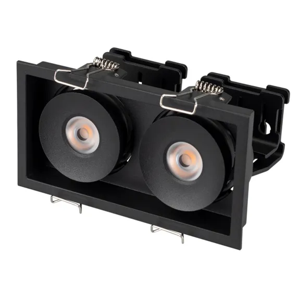 Светильник CL-SIMPLE-S148x80-2x9W Day4000 (BK, 45 deg) (Arlight, IP20 Металл, 3 года) 026877