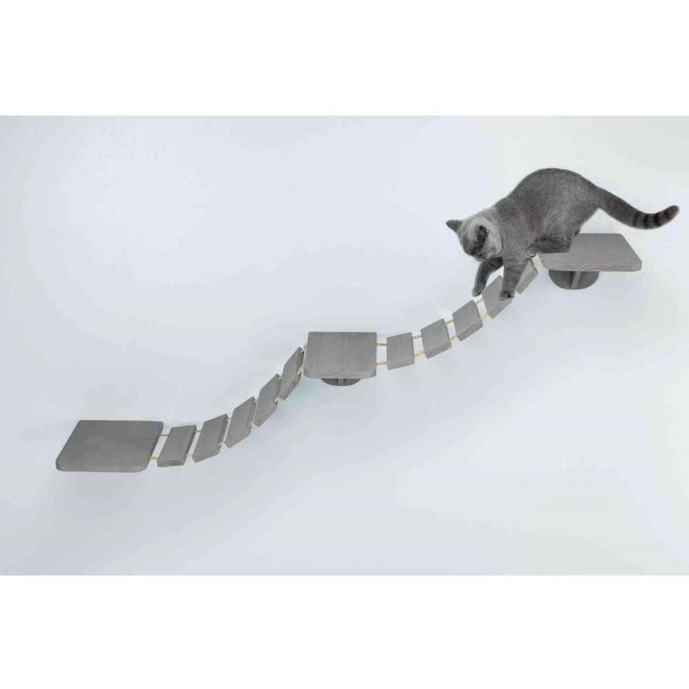 Подвесная конструкция для кошек Trixie Climbing Ladder, размер 150х30см., серо-коричневый