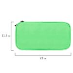 Пенал-косметичка BRAUBERG, 1 отделение, органайзер, полиэстер, 22x11,5x6 см, зеленый, 270844