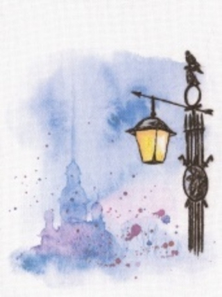 "Рисуем нитками.Город"-DT-C005 вышивка