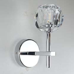 Бра Boule De Cristal Single Sconce Chrome By Imperiumloft