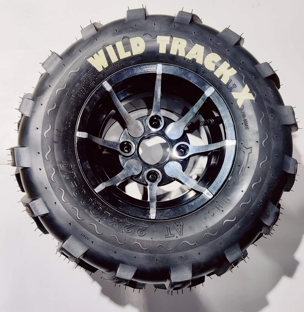 Колесо в сборе для квадроцикла WILD TRACK ATV 10" 22-10.00-10(левое,заднее)