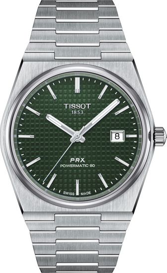 Tissot T137.407.11.091.00 мужские механические часы PRX Powermatic 80 на браслете