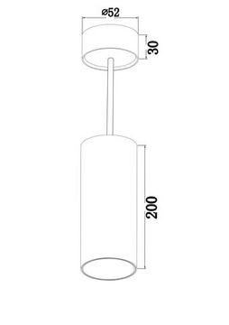 Подвесной светильник Technical P071PL-L12W4K