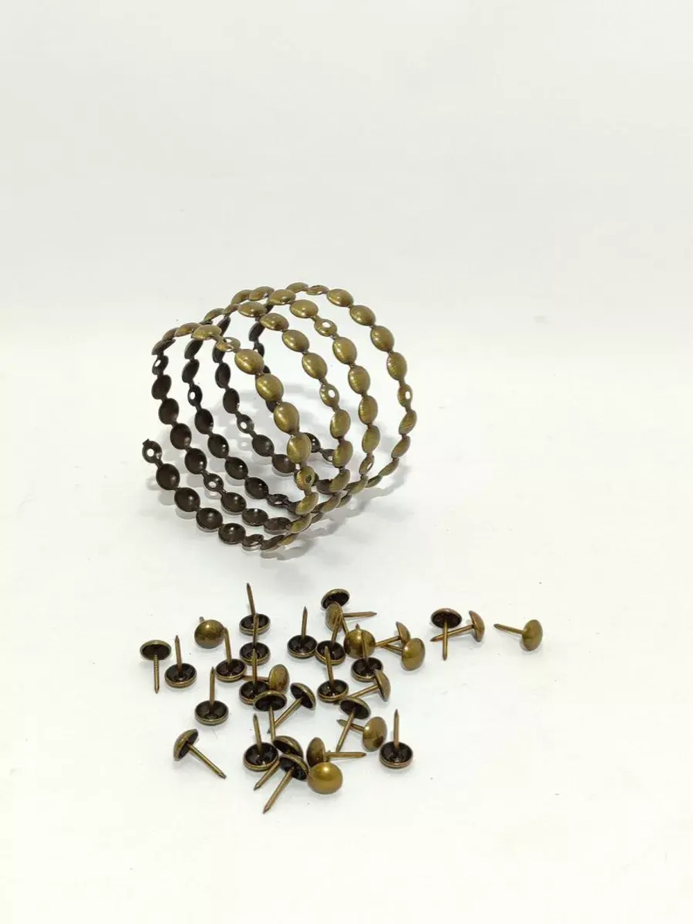 Гвоздевая лента для мебели "Античное золото" молдинги для мебели