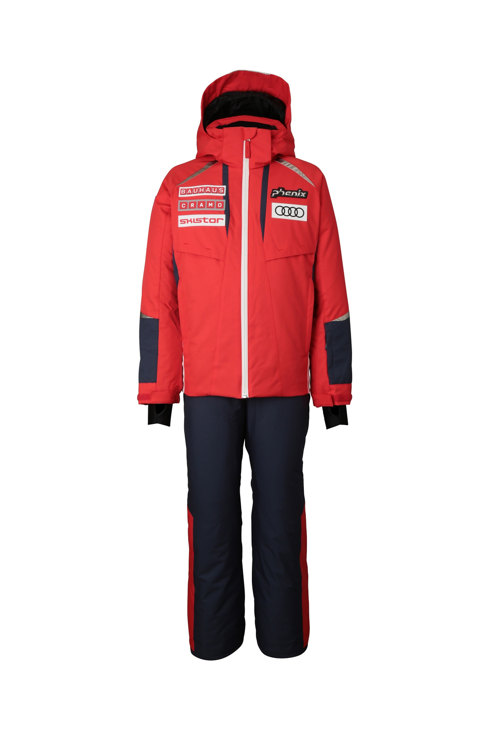 PHENIX 25/26 костюм горнолыжный юниорский TEAM SWE EFB252P81RP Sweden Junior Two-piece, RD