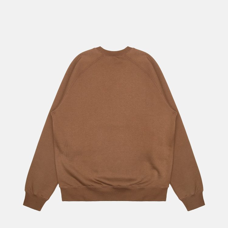 Толстовка мужская Carhartt WIP Chase Sweatshirt артикул:I033660_chocolate - купить в магазине Дайс