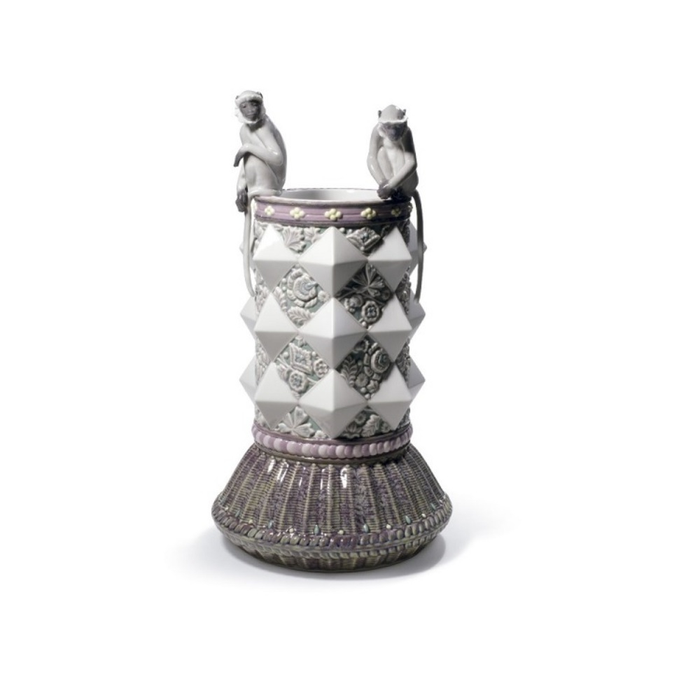 Ваза с обезьянами Lladro 41 см