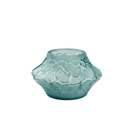 Ваза-подсвечник Lalique Caldera Blue, 10.3 см