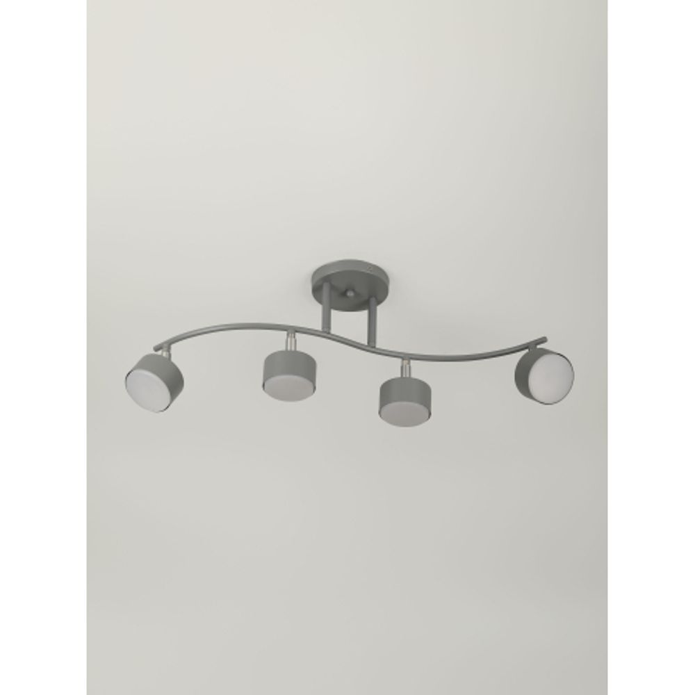 Светильник настенно-потолочный спот Rivoli   7077-704 4хGX53 15 Вт поворотный