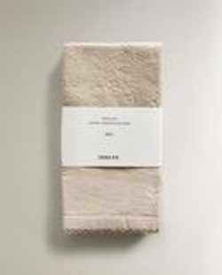 ZARA HOME НАБОР САЛФЕТОК С КРУЖЕВОМ (2 ШТ.), СЕРЫЙ