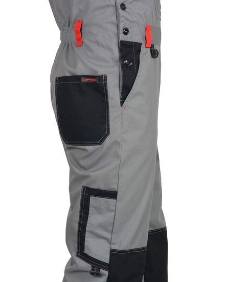 Полукомбинезон "Сириус-Стан" (серый/черный/красный)