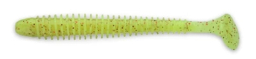 Приманка силиконовая Keitech Swing Impact 4" PAL #01 Chartreuse Red Flake