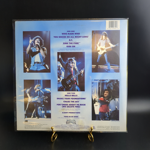 LP AC/DC – Who Made Who. Зарубежный рок. Виниловая пластинка 12 дюймов. USA 1986 год