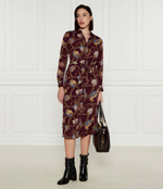 Платье FAYELLA LAUREN RALPH LAUREN - бордовый(200951294)