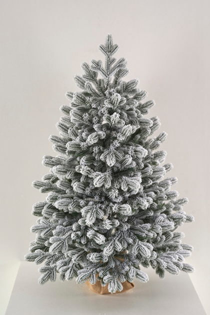 Ель искусственная настольная Византийская заснеженная