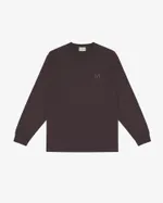 Лонгслив Magamaev heavy brown/wash коричневый