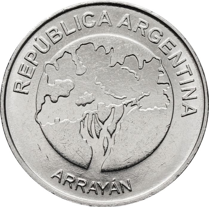 5 песо 2020 Аргентина UNC