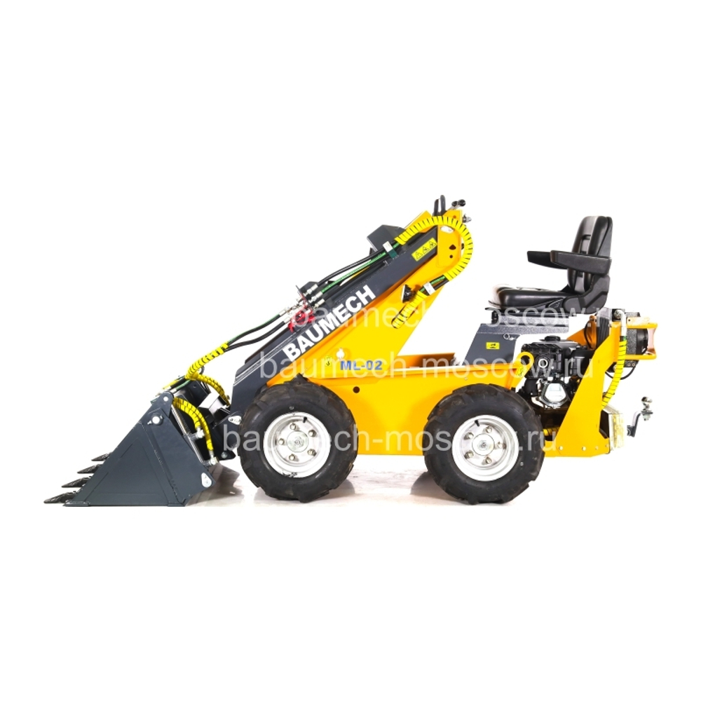 Baumech ML-02 Ковш челюстной 4 в 1, 110см, объём 130л с зубьями