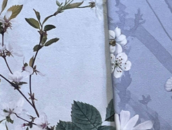 Постельное белье 2 спальное евро Mirabello Gardenia Sweet васильковое