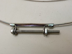 WF8590NFW кт62 Комплект хомутов крепления манжеты для стиральной машины Samsung б/у