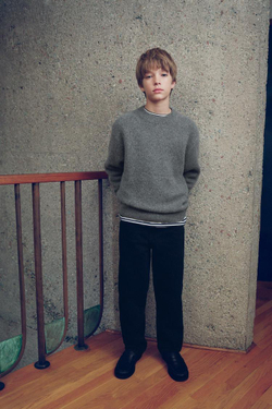 ZARA ФУТБОЛКА С КРУГЛЫМ ВЫРЕЗОМ, ПОЛОСКИ